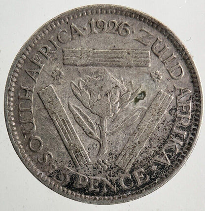 1926 South Africa Threepence Silver Coin | Collectable Grade | a6564