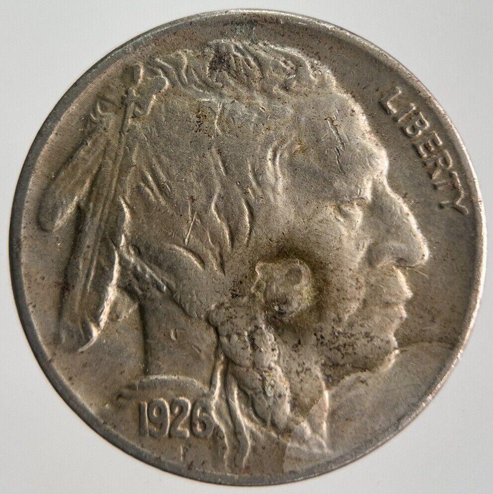 1926 US USA Buffalo Indian Head Nickel Coin | Very High Grade | a4491