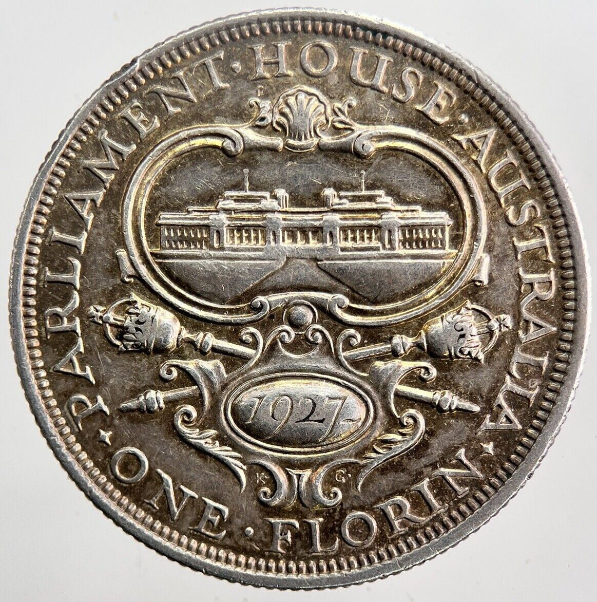 1927 Australia Florin Silver Coin | Very High Grade | a5895