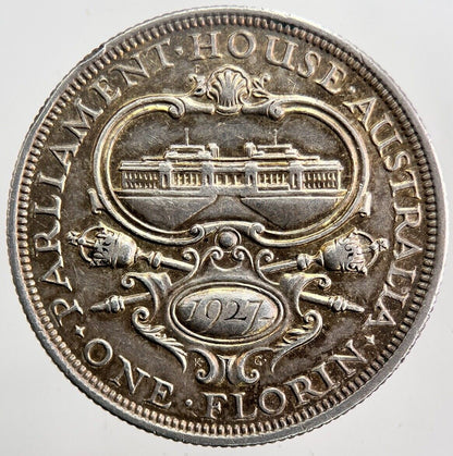1927 Australia Florin Silver Coin | Very High Grade | a5895