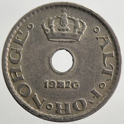 1926 Norway 10 Ore Coin | Fine Collectable Grade | a7006