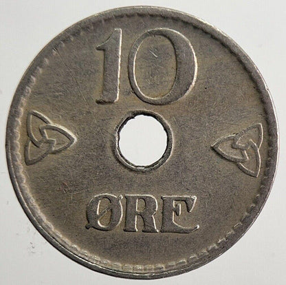 1926 Norway 10 Ore Coin | Fine Collectable Grade | a7006