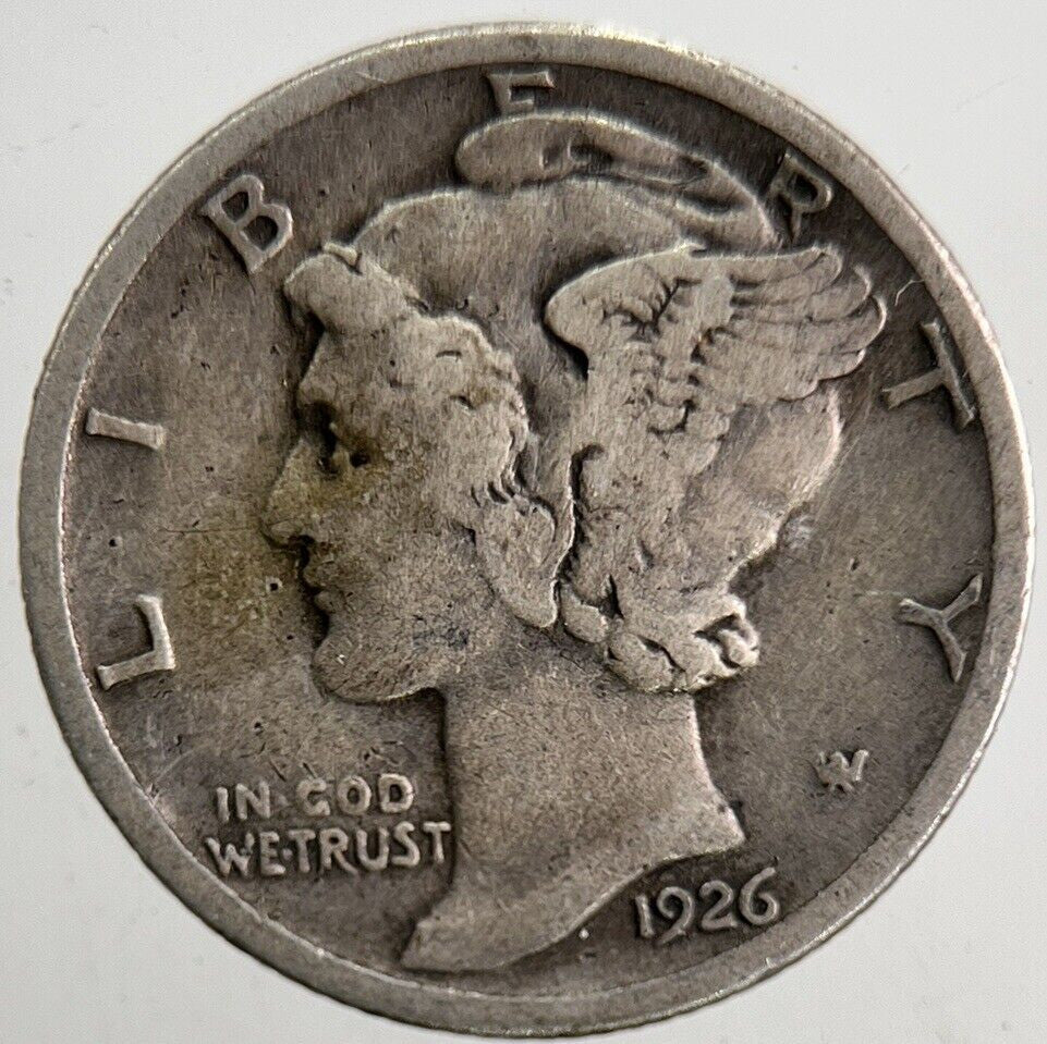 1926 US USA Mercury Dime Silver Coin | Collectable Grade | a5479