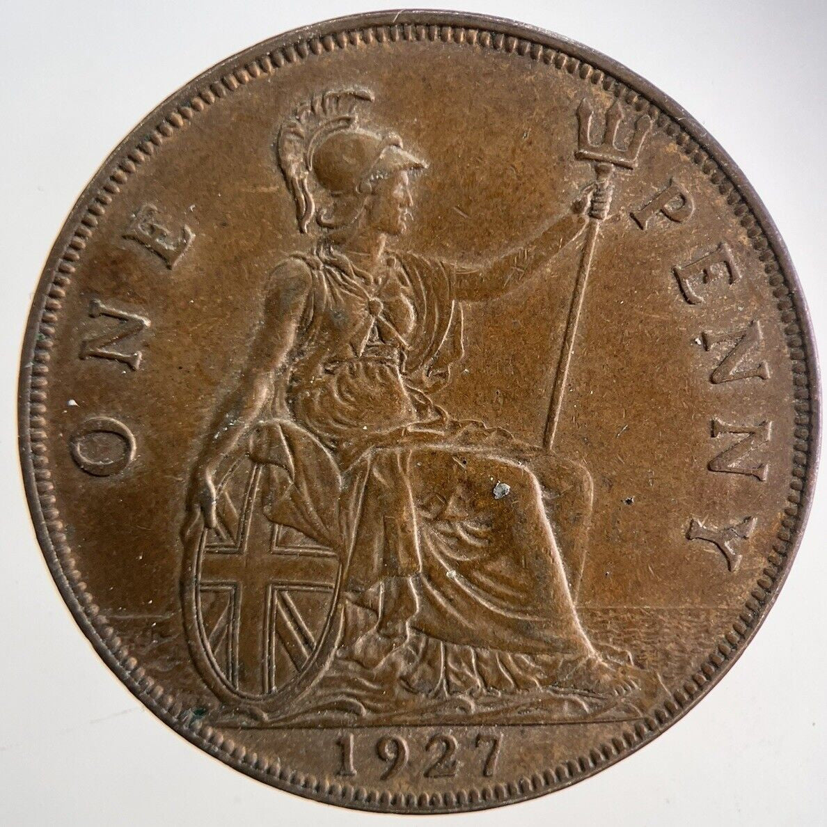 1927 George V One Penny Coin | Very High Grade