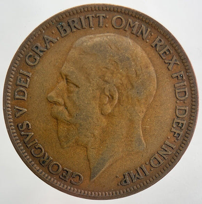 1927 George V One Penny Coin | Fine Collectable Grade