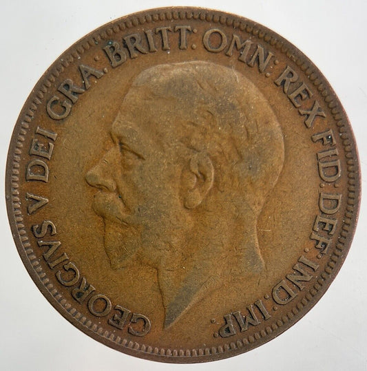 1927 George V One Penny Coin | Fine Collectable Grade