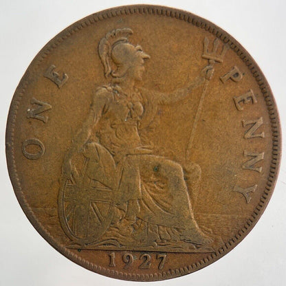 1927 George V One Penny Coin | Fine Collectable Grade