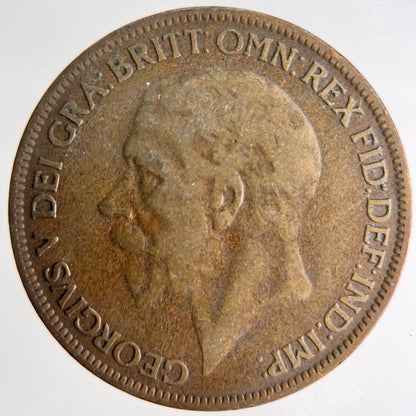 1927 George V One Penny Coin | Fine Collectable Grade
