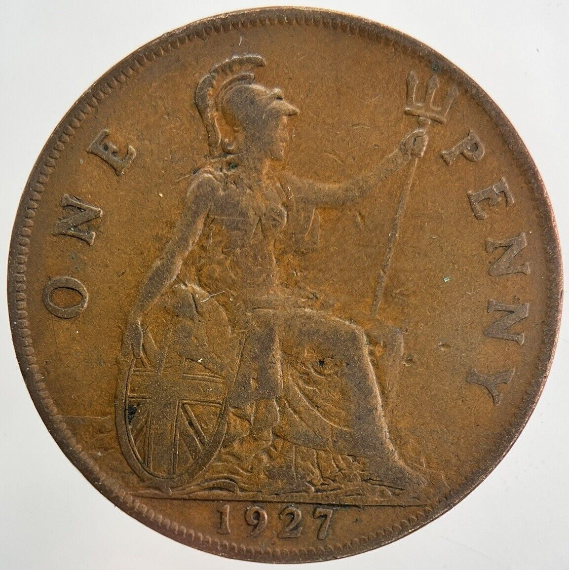 1927 George V One Penny Coin | Fine Collectable Grade
