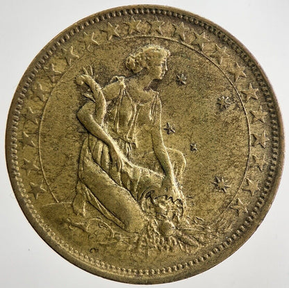 1927 Brazil 1000 Reis Coin | Fine Collectable Grade | a5764