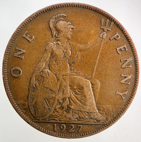 1927 George V One Penny Coin | Fine Collectable Grade