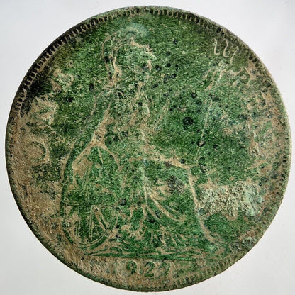 1927 George V One Penny Coin | Collectable Grade