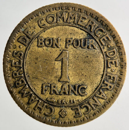 1927 France 1 Franc Coin | Fine Collectable Grade