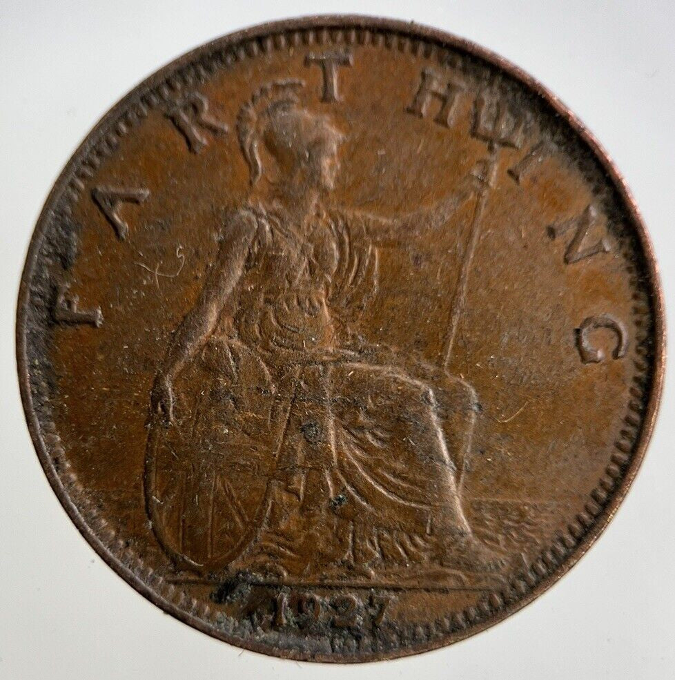 1927 George V Farthing Coin | Fine Collectable Grade