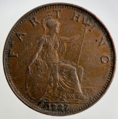 1927 George V Farthing Coin | Fine Collectable Grade