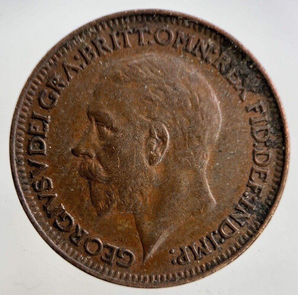 1927 George V Farthing Coin | Fine Collectable Grade