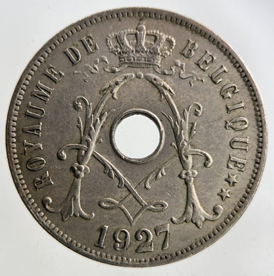 1927 Belgium 25 Centimes Coin | Fine Collectable Grade