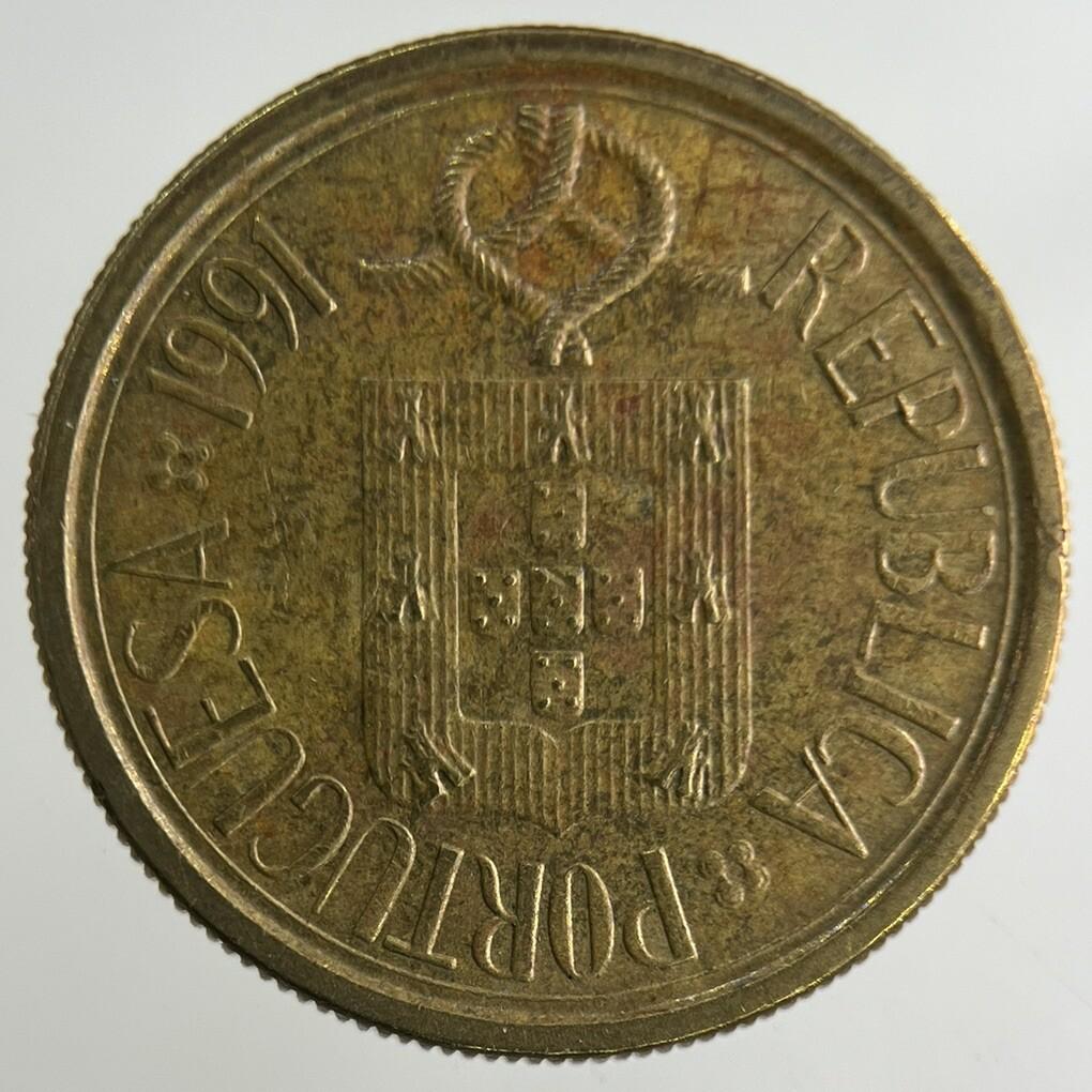 1991 Portugal 5 Escudos Coin | Fine Collectable Grade