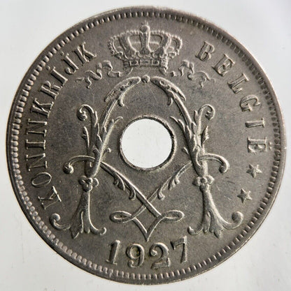 1927 Belgium 25 Centimes Coin | Fine Collectable Grade