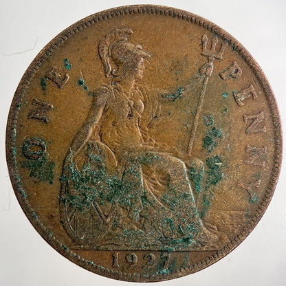 1927 George V One Penny Coin | Fine Collectable Grade