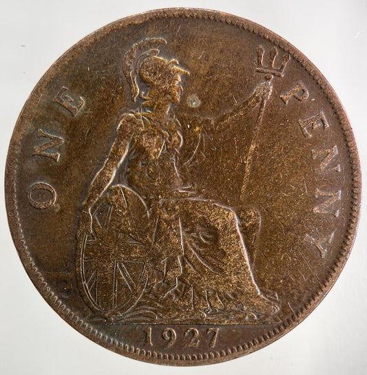 1927 George V One Penny Coin | Fine Collectable Grade