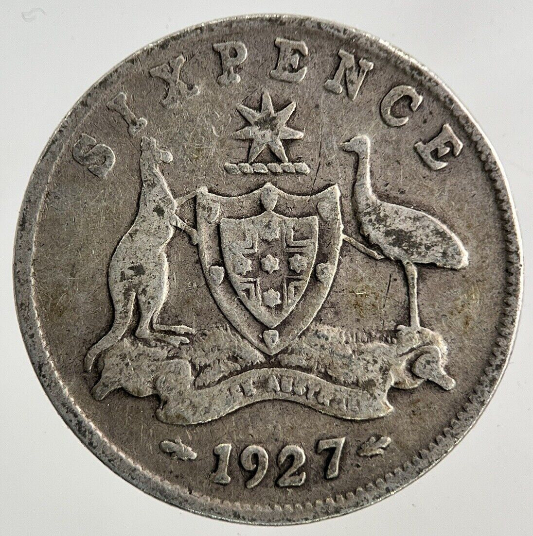 1927 Australia Sixpence Silver Coin | Collectable Grade
