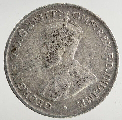 1927 Australia Threepence Silver Coin | Fine Collectable Grade