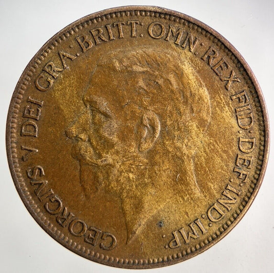 1927 George V One Penny Coin | Fine Collectable Grade