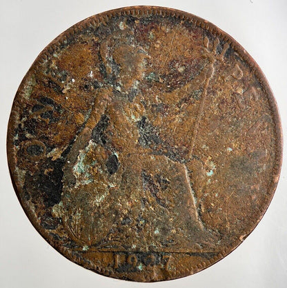 1927 George V One Penny Coin | Collectable Grade