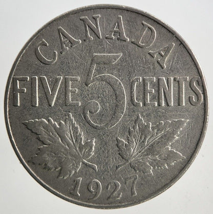 1927 Canada 5 Cents Coin | Collectable Grade