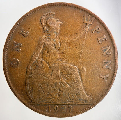 1927 George V One Penny Coin | Collectable Grade