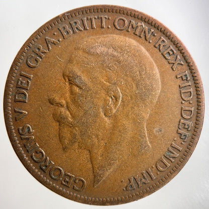 1927 George V One Penny Coin | Collectable Grade