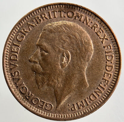 1927 George V Farthing Coin | UNC Uncirculated Grade