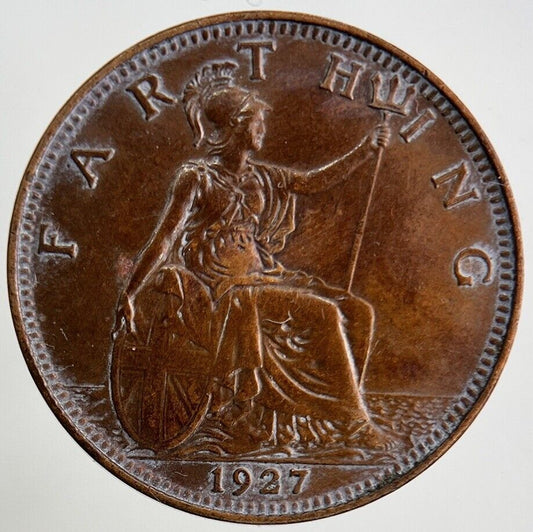 1927 George V Farthing Coin | Very High Grade