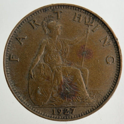 1927 George V Farthing Coin | Fine Collectable Grade