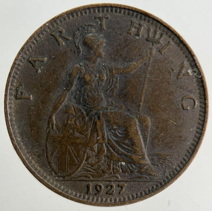 1927 George V Farthing Coin | Fine Collectable Grade