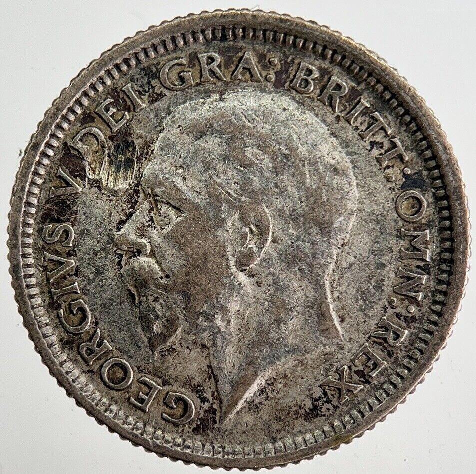 1927 George V Sixpence Silver Coin | Very High Grade | a8754