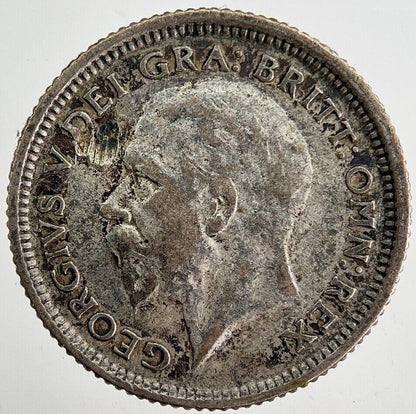 1927 George V Sixpence Silver Coin | Very High Grade | a8754