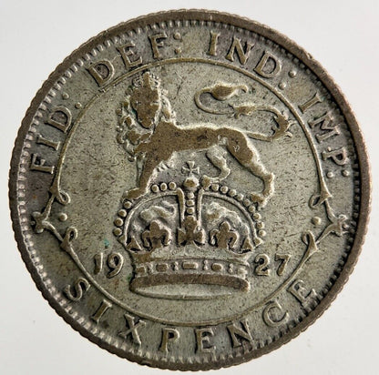 1927 George V Sixpence Silver Coin | Collectable Grade