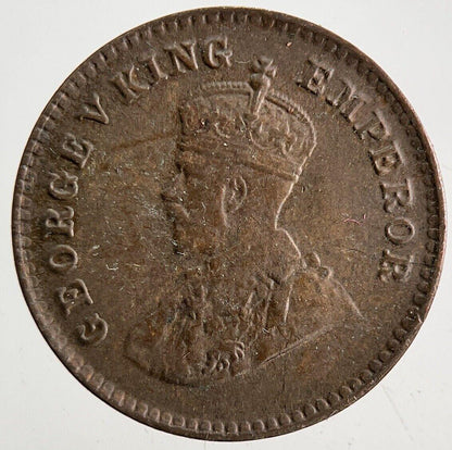 1927 India 1/12 Anna Coin | Fine Collectable Grade
