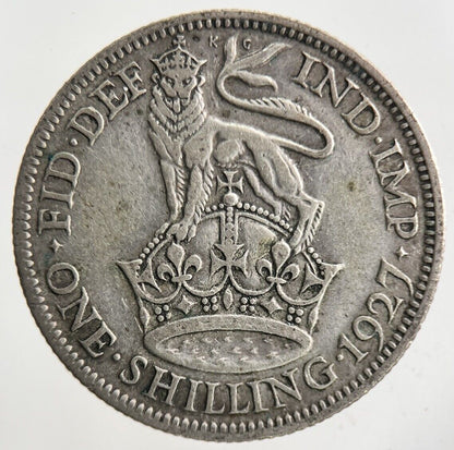 1927 George V Shilling Silver Coin | Fine Collectable Grade