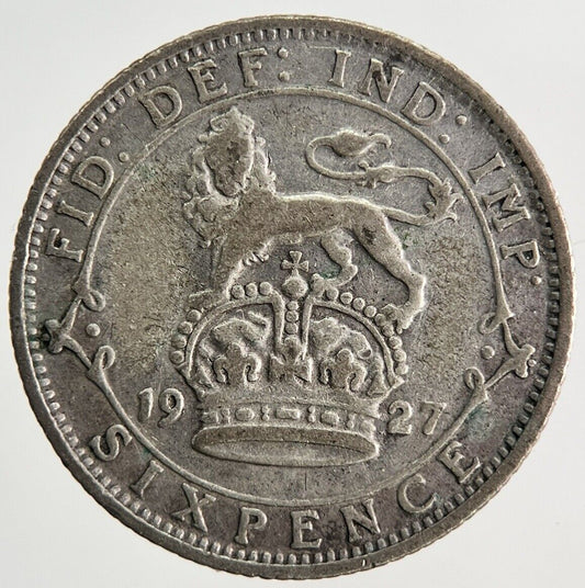 1927 George V Sixpence Silver Coin | Fine Collectable Grade