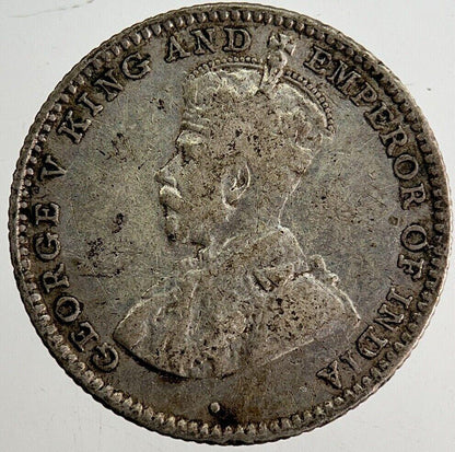 1928 10 Cents Ceylon Sri Lanka Silver Coin | Fine Collectable Grade | a8762