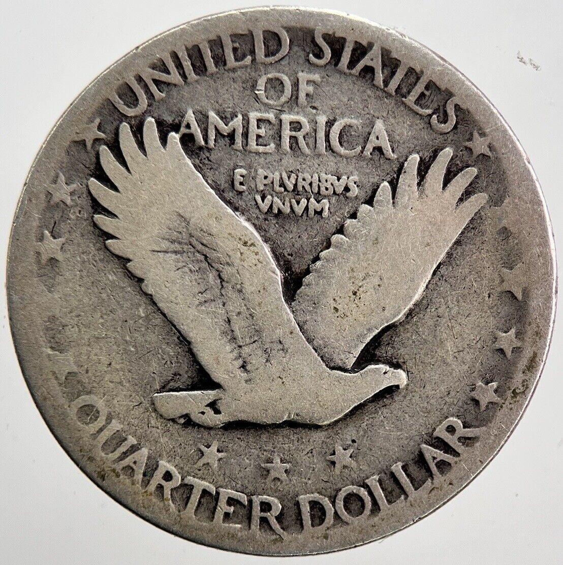 1927 US USA Standing Liberty Quarter Silver Coin | Collectable Grade | a6028