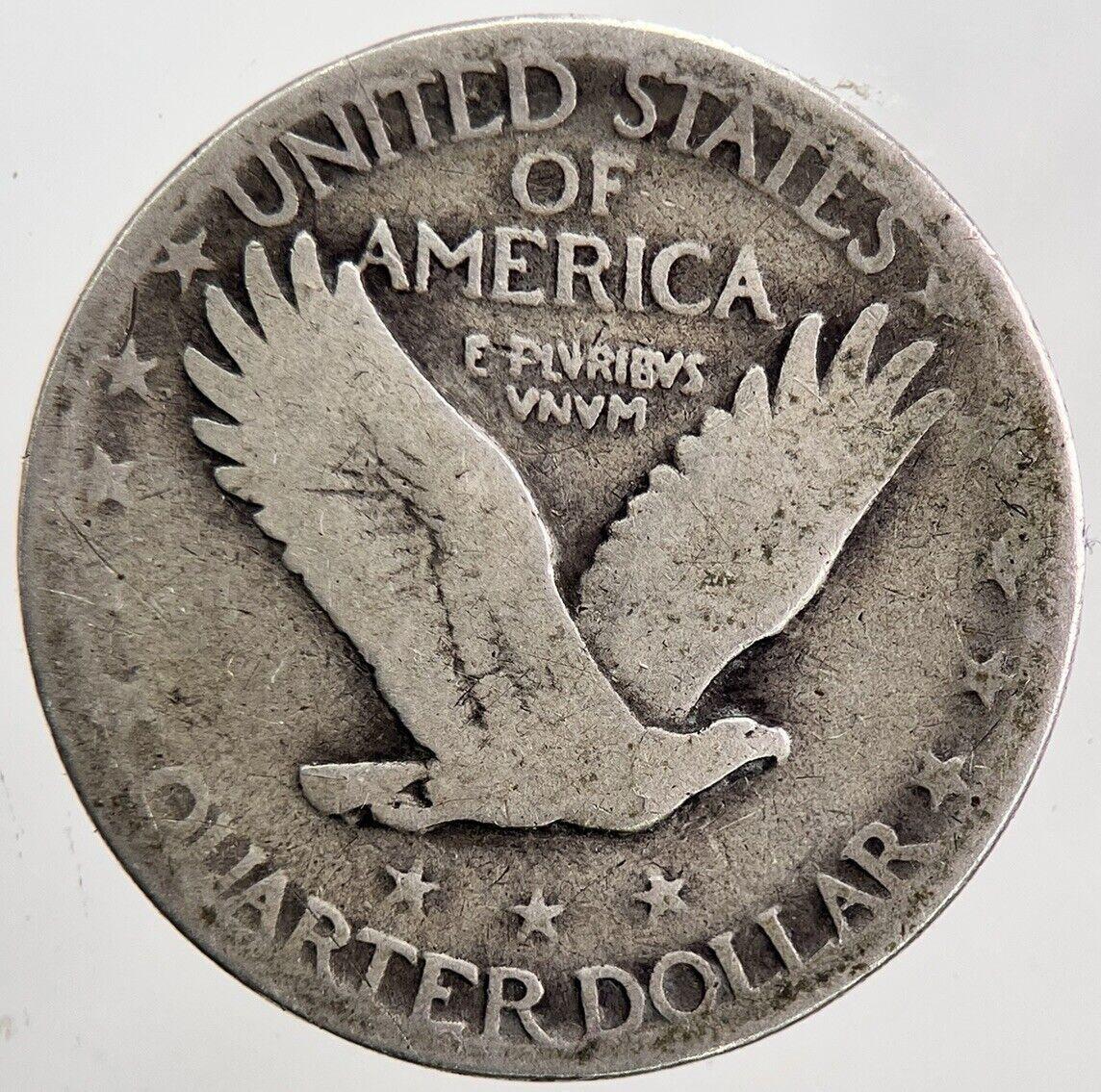 1927 US USA Standing Liberty Quarter Silver Coin | Collectable Grade a6032