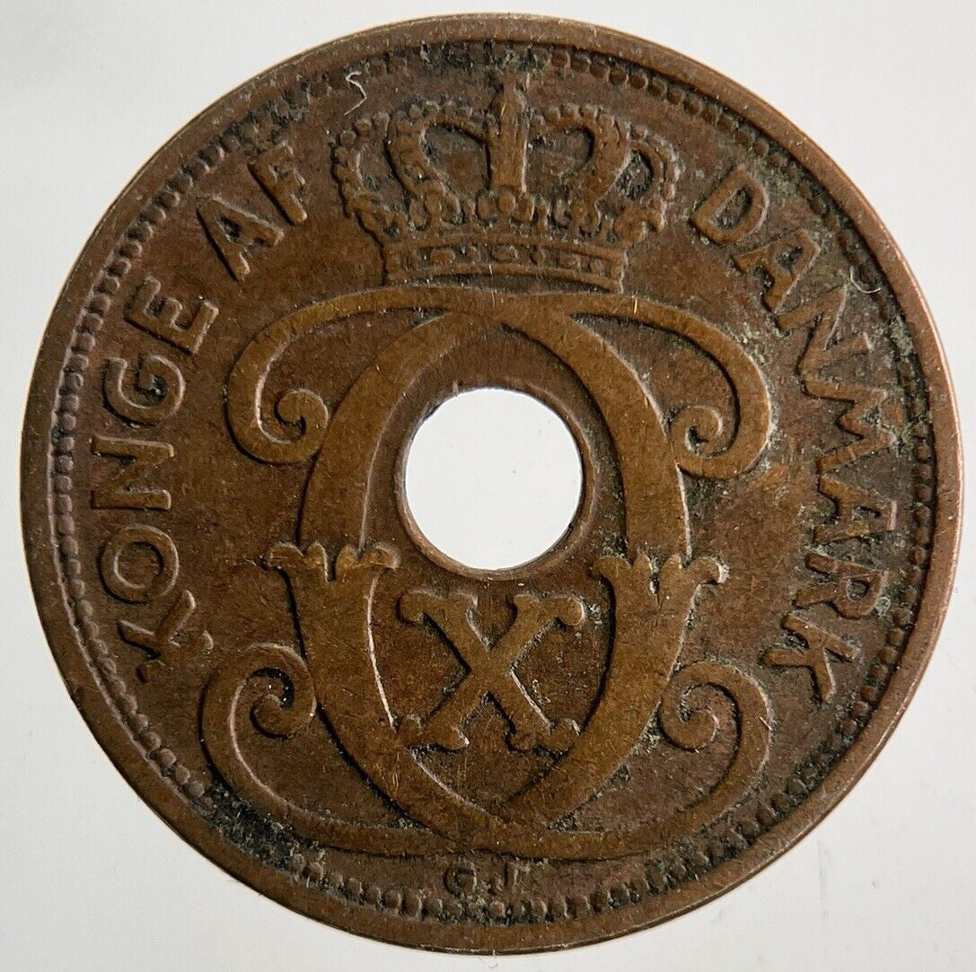 1928 Denmark 2 Ore Coin | Fine Collectable Grade