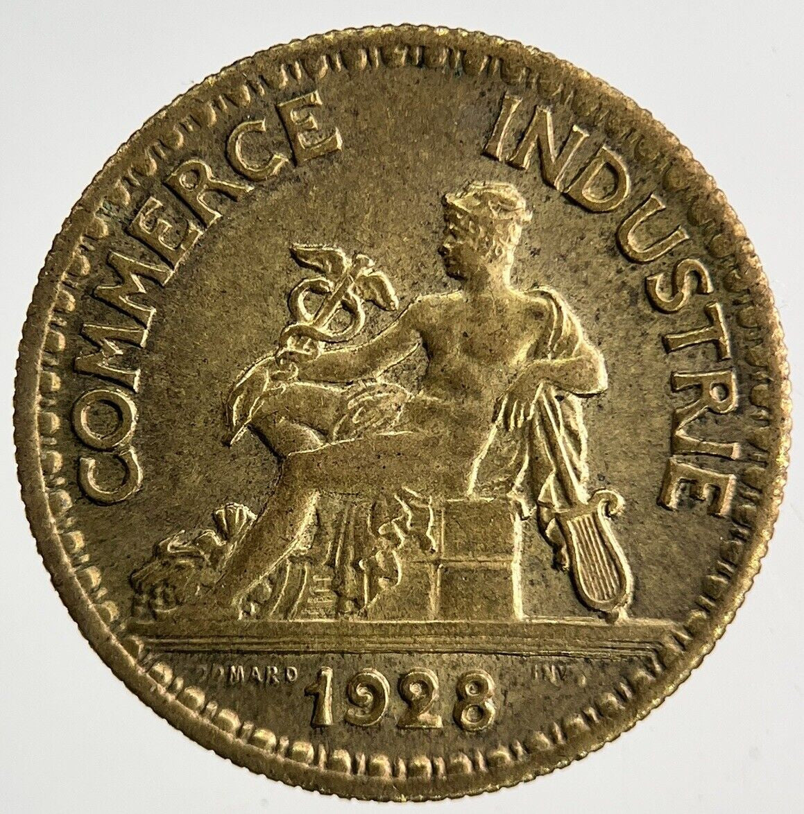 1928 France 50 Centimes Coin | Fine Collectable Grade