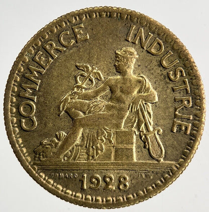 1928 France 50 Centimes Coin | Fine Collectable Grade