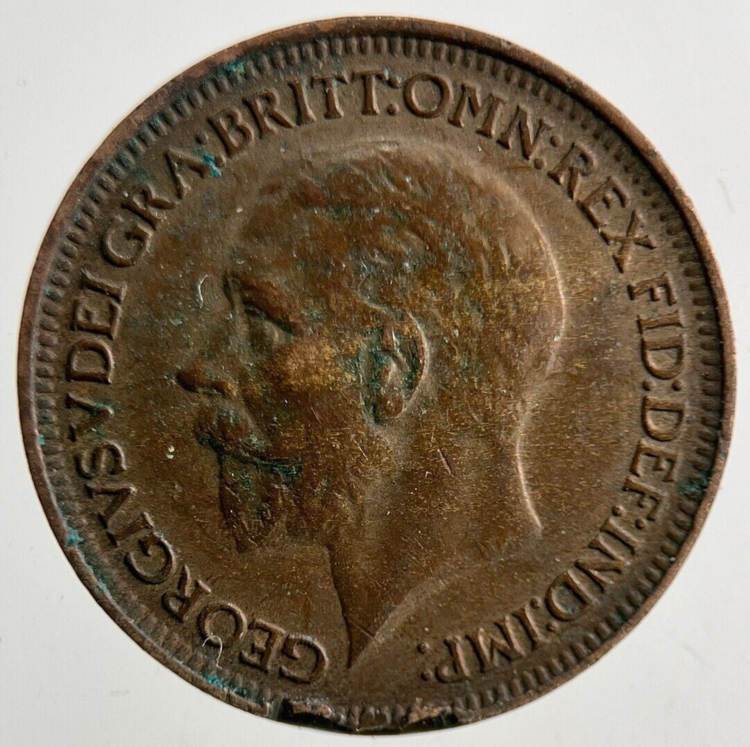1928 George V Farthing Coin | Fine Collectable Grade