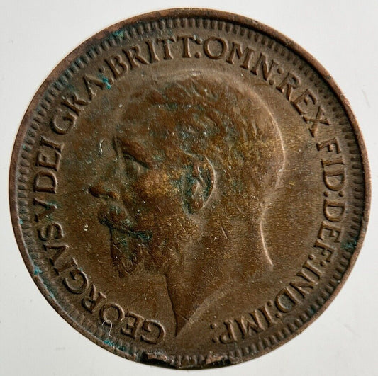 1928 George V Farthing Coin | Fine Collectable Grade
